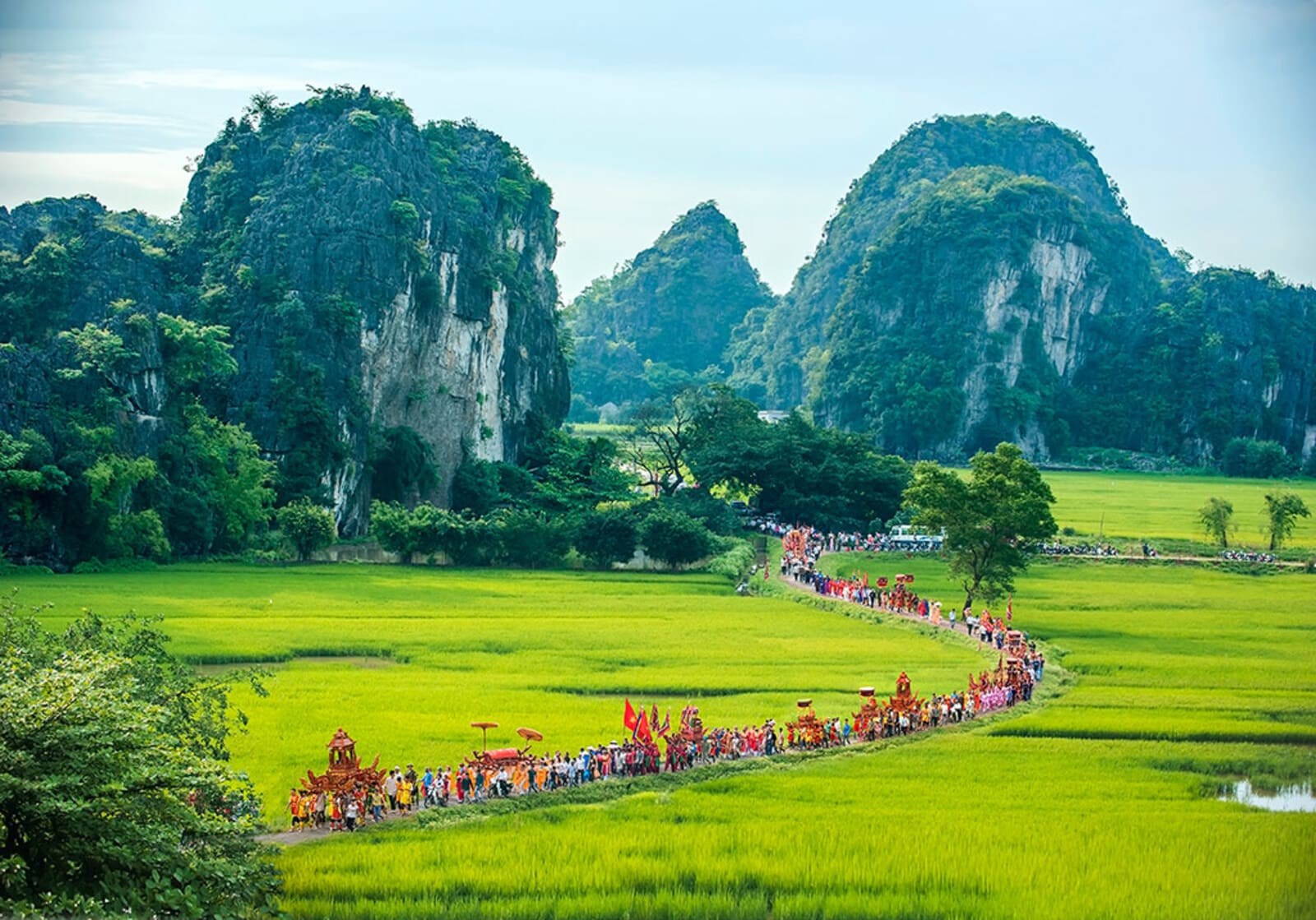 Festival del tempio di Thai Vi Vietnam
