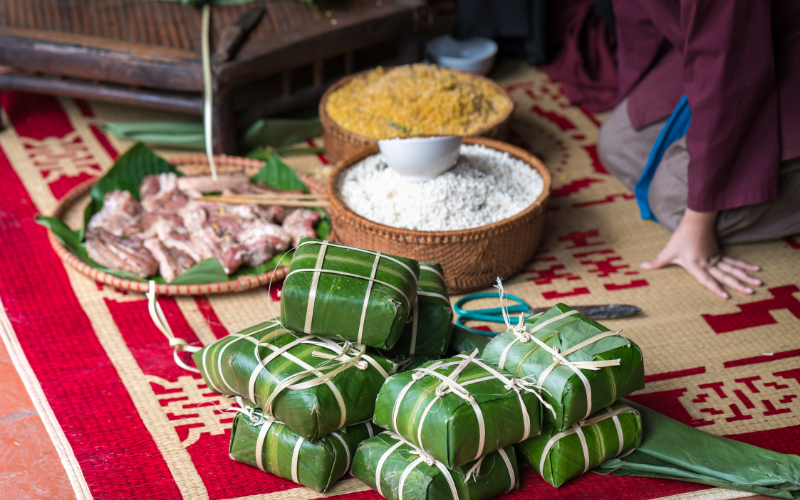 Banh chung - l'un des spécialités vietnamiennes