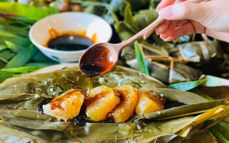 Le Banh tro avec le miel