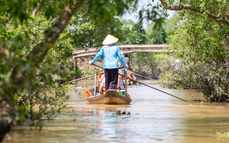 Le Delta du Mé kong est célèbre pour la richesse de sa faune et de sa flore
