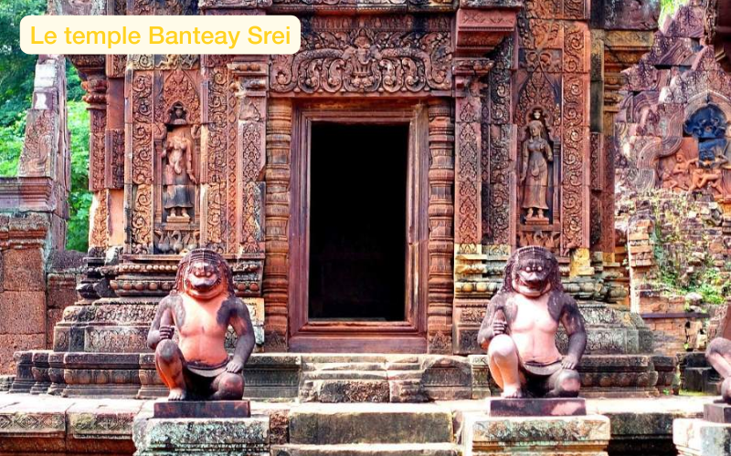 Architecture du temple Banteay Srei