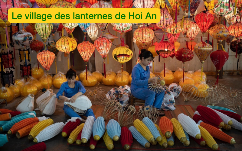 Les artisans fabriquent des lanternes à la main
