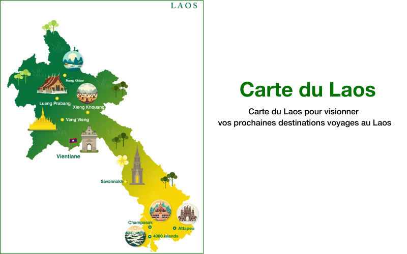 Carte du Laos