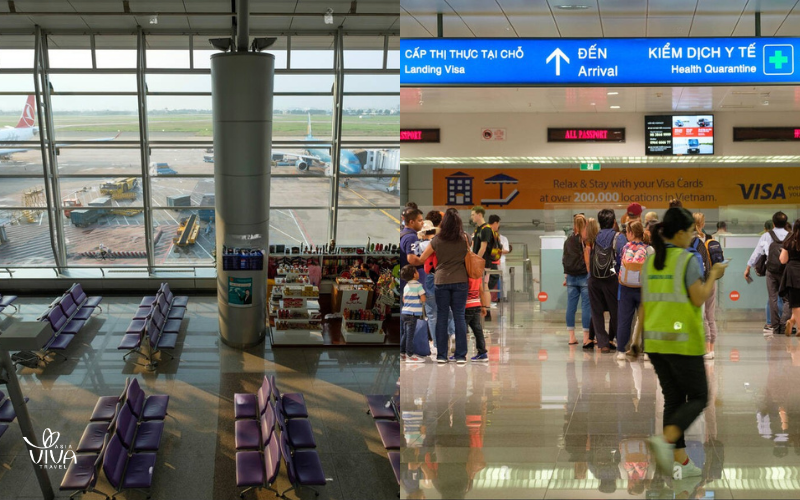 Comfort e servizi nel terminal internazionale di Saigon