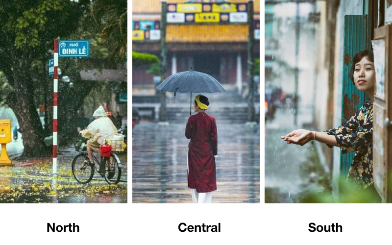 Vietnam temperature in November - Types of rain in Vietnam in rainy season