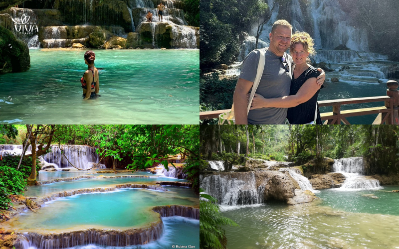 Verde rigoglioso e cascate spettacolari_ Laos nella stagione delle piogge
