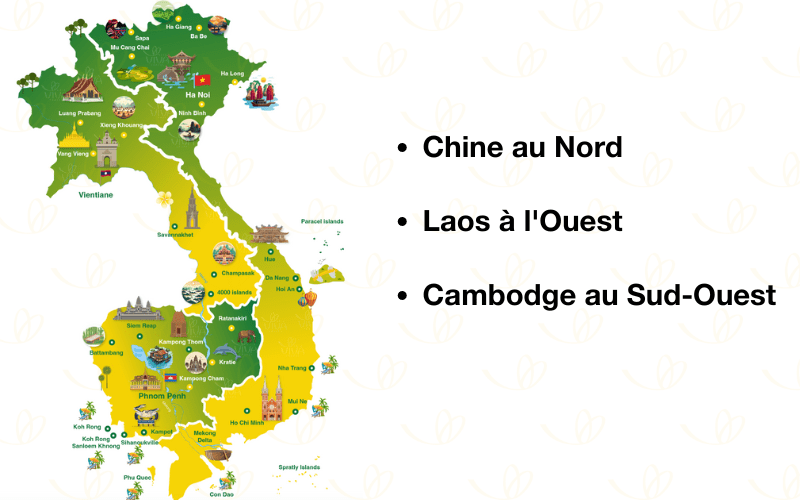 carte du Vietnam