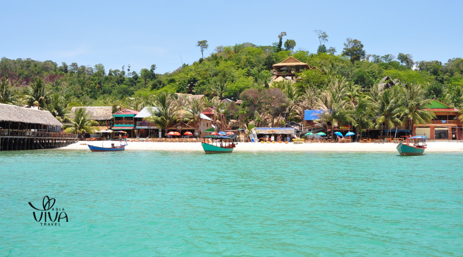 cambogia quando andare - Spiaggia di Koh Rong - Paradiso di mare azzurro e sabbia bianca in Cambogia