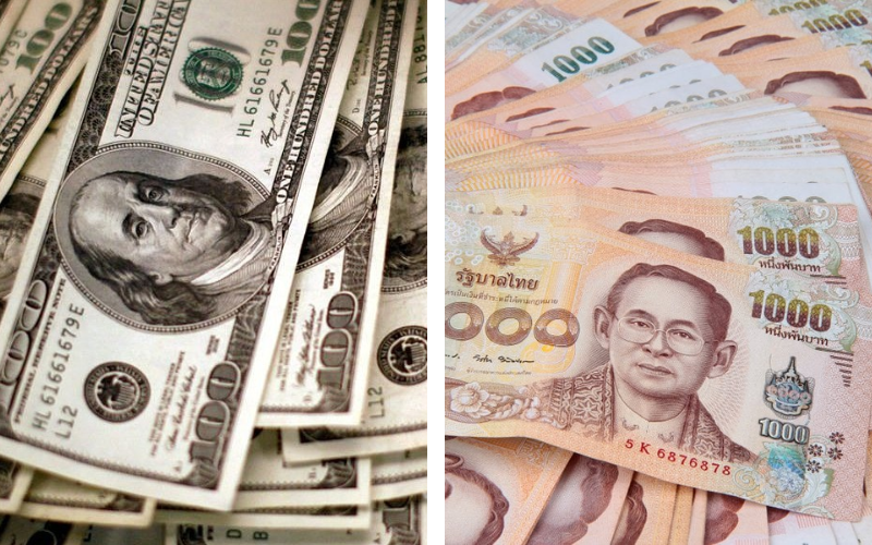 dollars-americains-et-bahts-thai