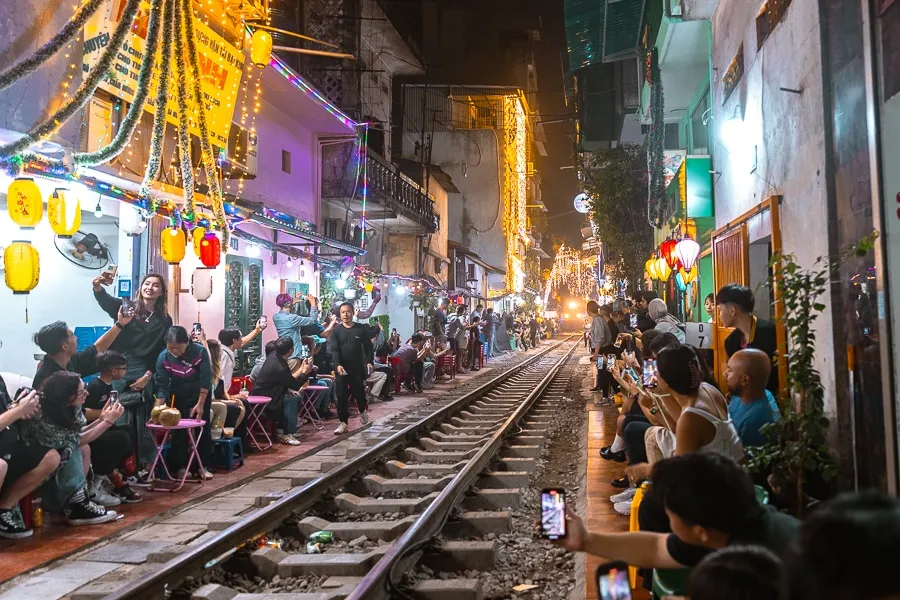 Experience the unique Train street in Hanoi's Old Quarter