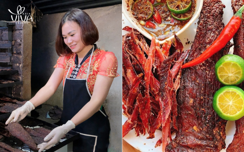 sapa vietnam - Smoked Buffalo Meat - Sapa's Savory Delight