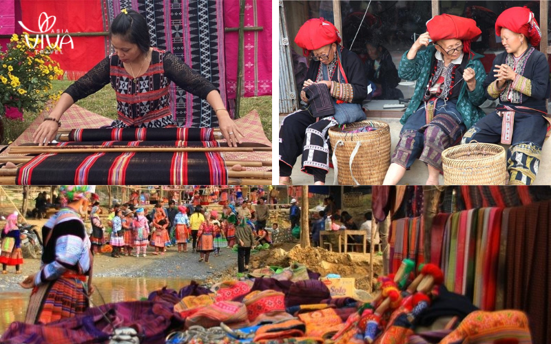 sapa vietnam - Brocade Scarves - Sapa's Traditional Craft