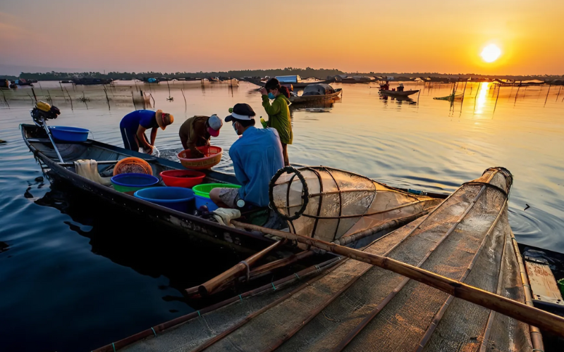 la lagune de Tam Giang