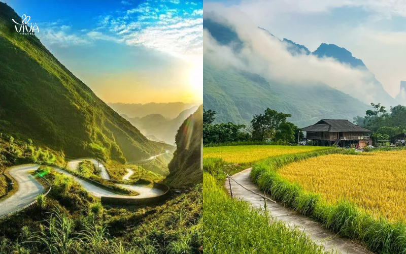 Panorama all’alba di Ha Giang_ natura incontaminata e pura meraviglia