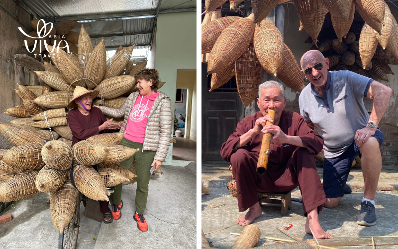Hanoi Vietnam - Visit Tonkin village and making traditional crafts