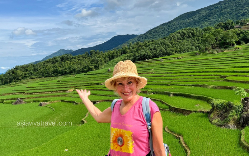 paysage à Pu Luong