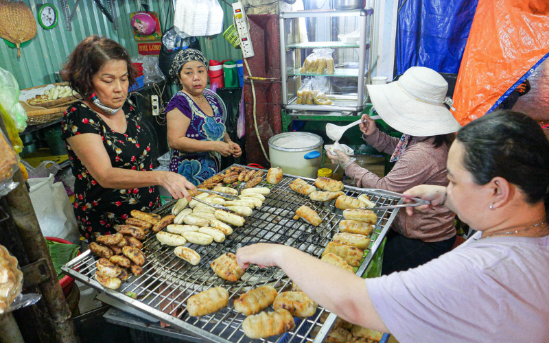 Chuoi nep nuong