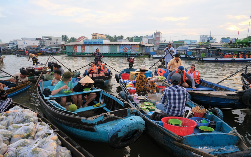 Marché flottant de Cai Rang