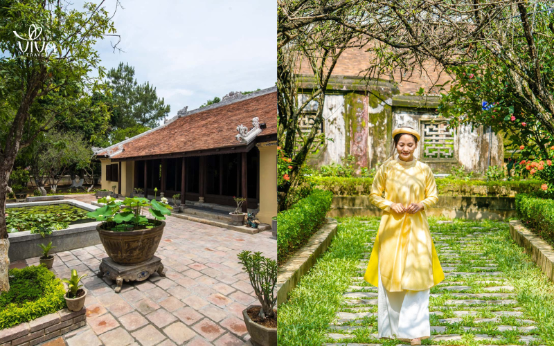Enjoy tea at An Hien ancient house and garden