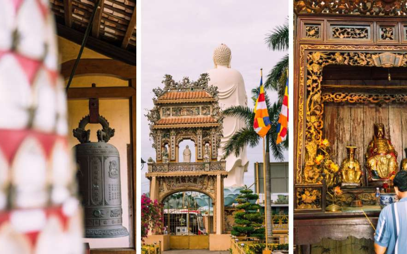 Un mosaico culturale_ templi colorati che raccontano la storia di diverse etnie