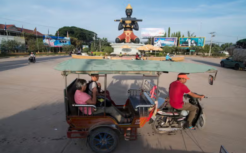 Tuktuk à Battambang