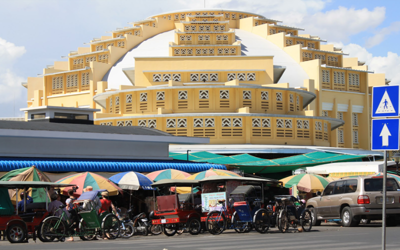 Marché central du Phnom Penh