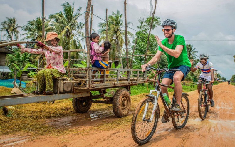  voyage en vélo à Battambang cambodge