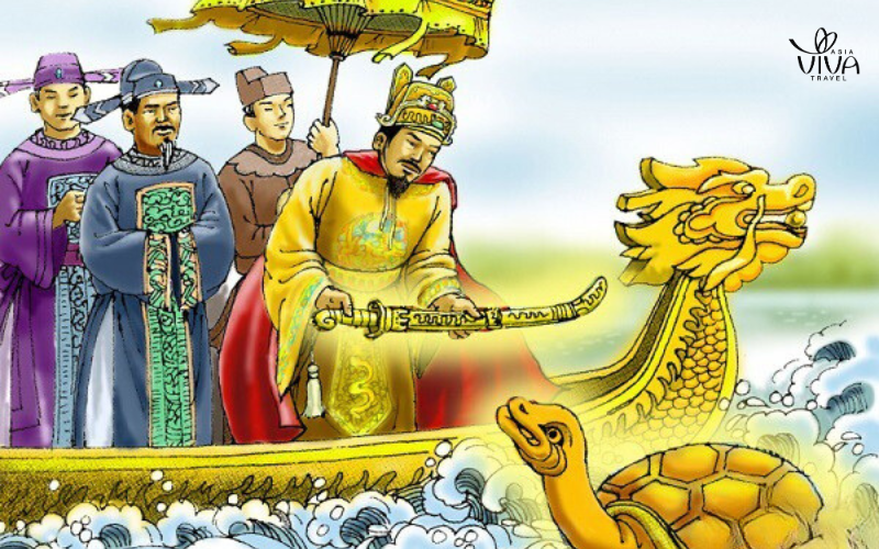 La Leggenda della Tartaruga d'Oro del Lago Hoan Kiem
