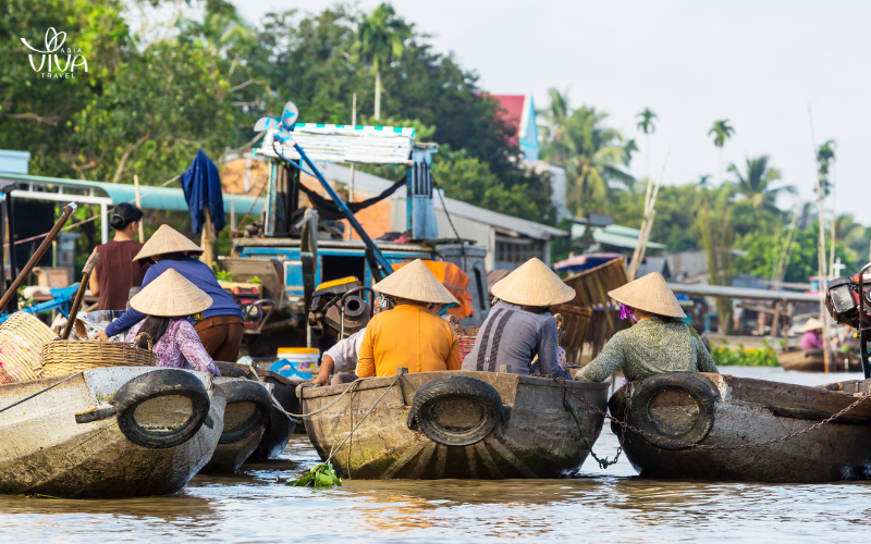 La vita tradizionale nei villaggi del Delta del Mekong