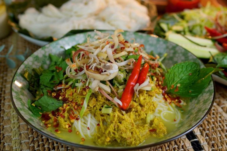 Nom Banh Chok: Cambodia’s Popular Rice Noodle Dish