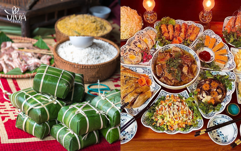 Non perdere i piatti tradizionali come bánh chưng!