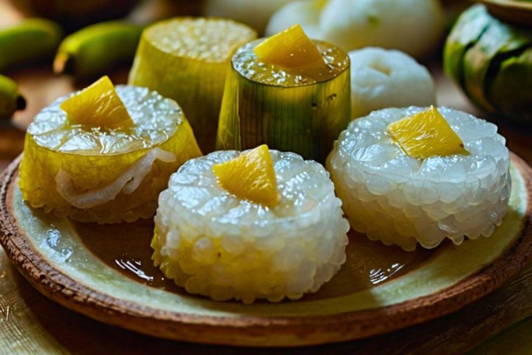 Num Ansom Chek The Traditional Cambodian Banana Sticky Rice Cake