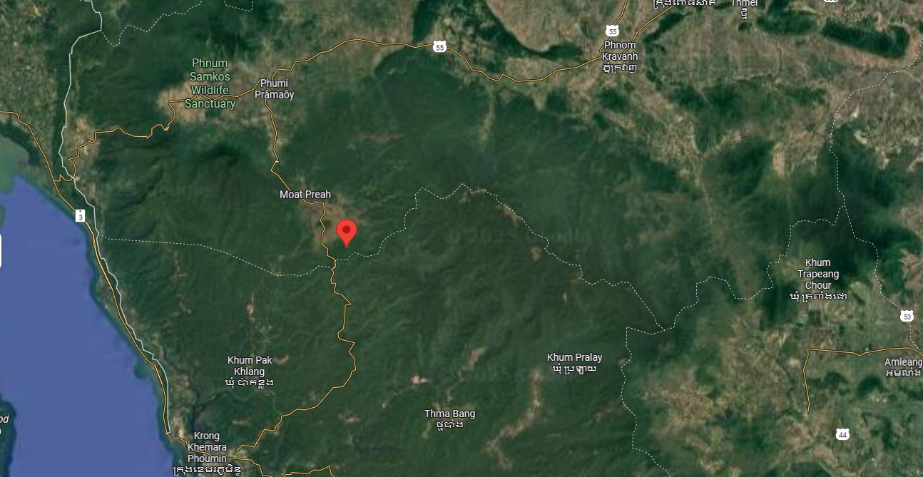 Maps of Cardamon mountains