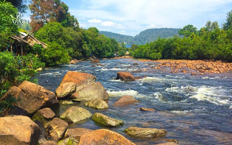 Teuk Chhou Stream is a haven of tranquility, offering visitors the chance to immerse themselves in nature's peaceful rhythm