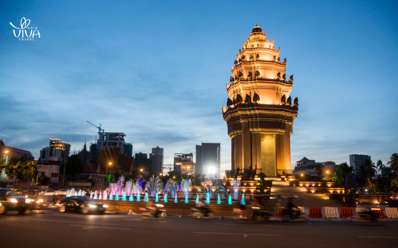 The vibrant streets of Phnom Penh, where French colonial charm meets Cambodian culture