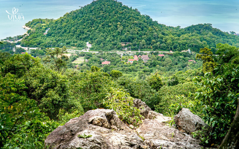 Wander through the lush trails of Kep National Park for breathtaking views and nature's beauty