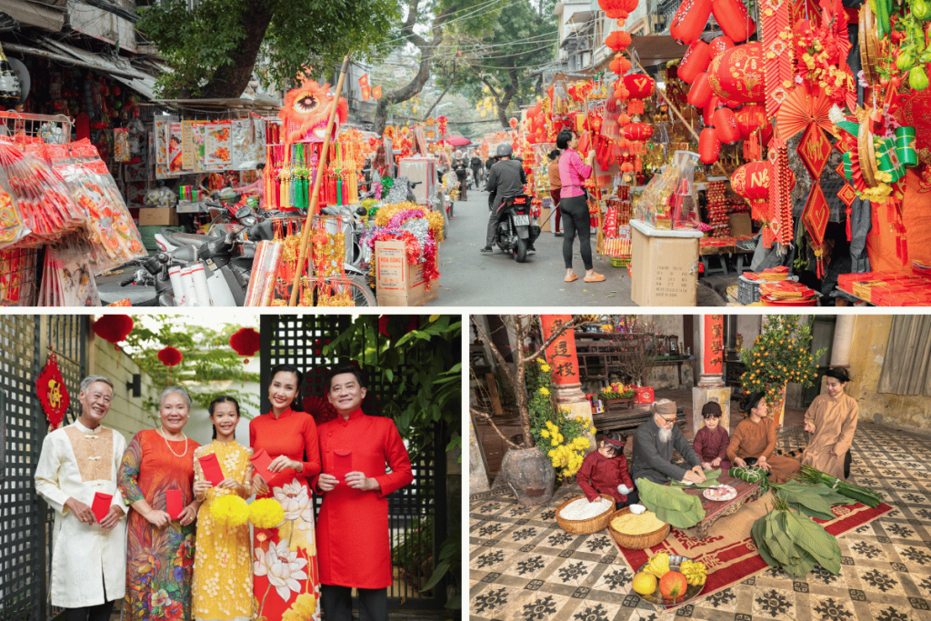 L’atmosfera del Tết, il Capodanno lunare vietnamita.