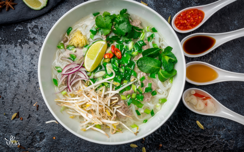 Spezie da mangiare con il pho