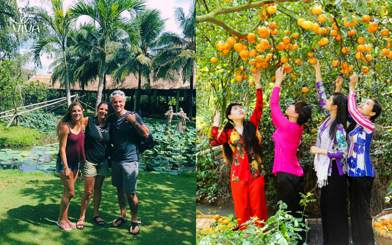 Frutteto di Cai Mon con frutta tropicale