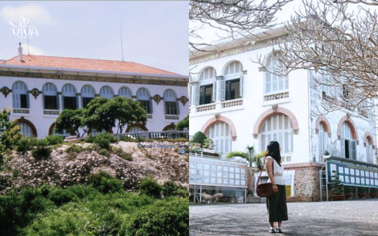 Un angolo storico di Vũng Tàu con l'architettura coloniale francese