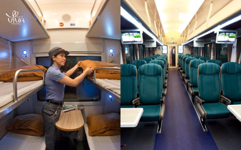 Diverse classi di viaggio nei treni vietnamiti_ comfort per ogni esigenza