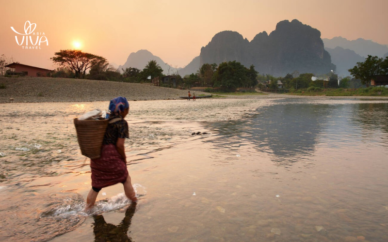 Exploring Vang Vieng During the Day