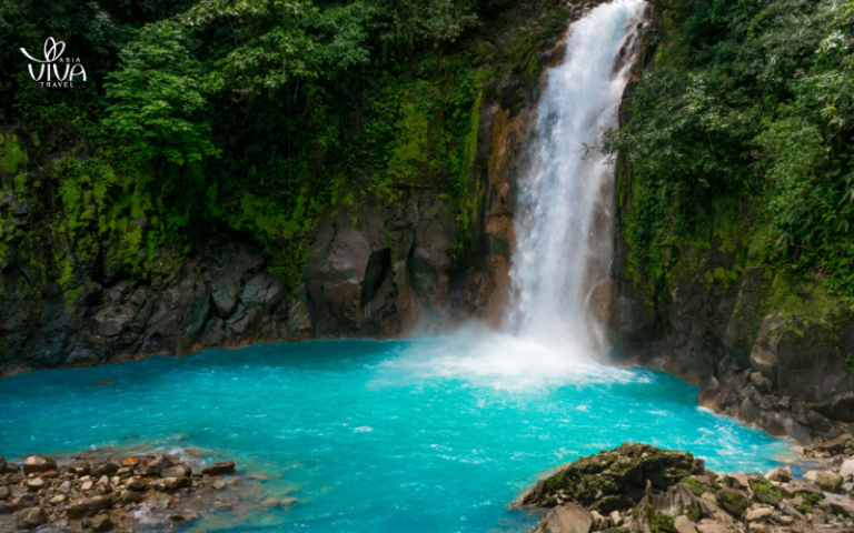 Feel the rush of nature at the stunning Kuang Si Falls, a must-see natural wonder