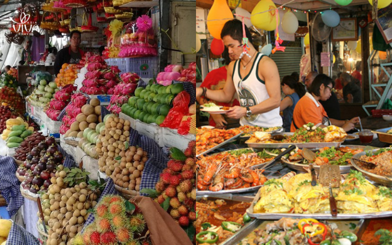 Mattina al mercato_ sapori e colori della Cambogia