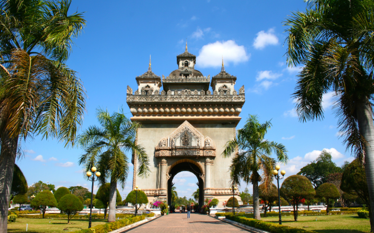 Patuxay - The Arc de Triomphe of Laos