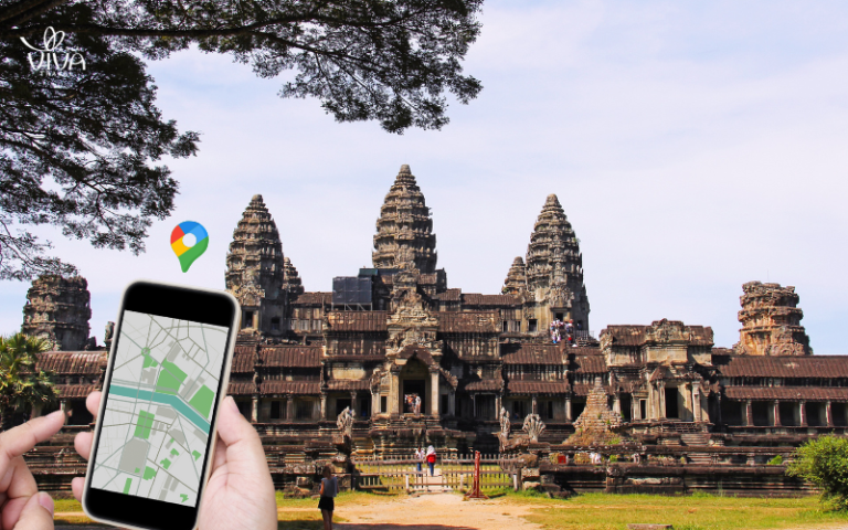 Scopri i templi di Angkor senza perderti con Google Maps!