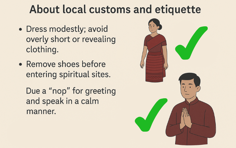 Local customs and etiquette in Laos