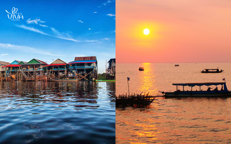 Viaggio unico tra i villaggi galleggianti del Tonlé Sap!