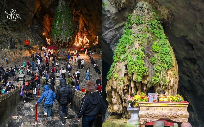 All’interno della mistica Grotta Huong Tich