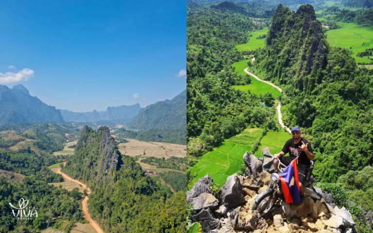 Tramonto sulla cima Nam Xay_ il Laos in tutta la sua gloria selvaggia